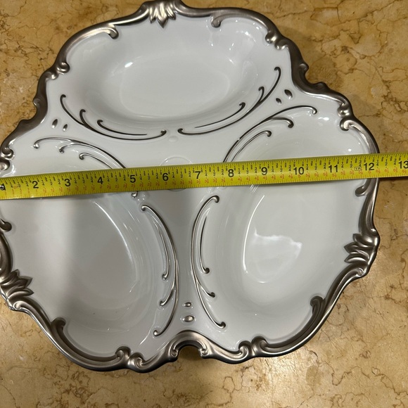 Weimar 3 section porcelain tray made in Germany - Picture 7 of 7